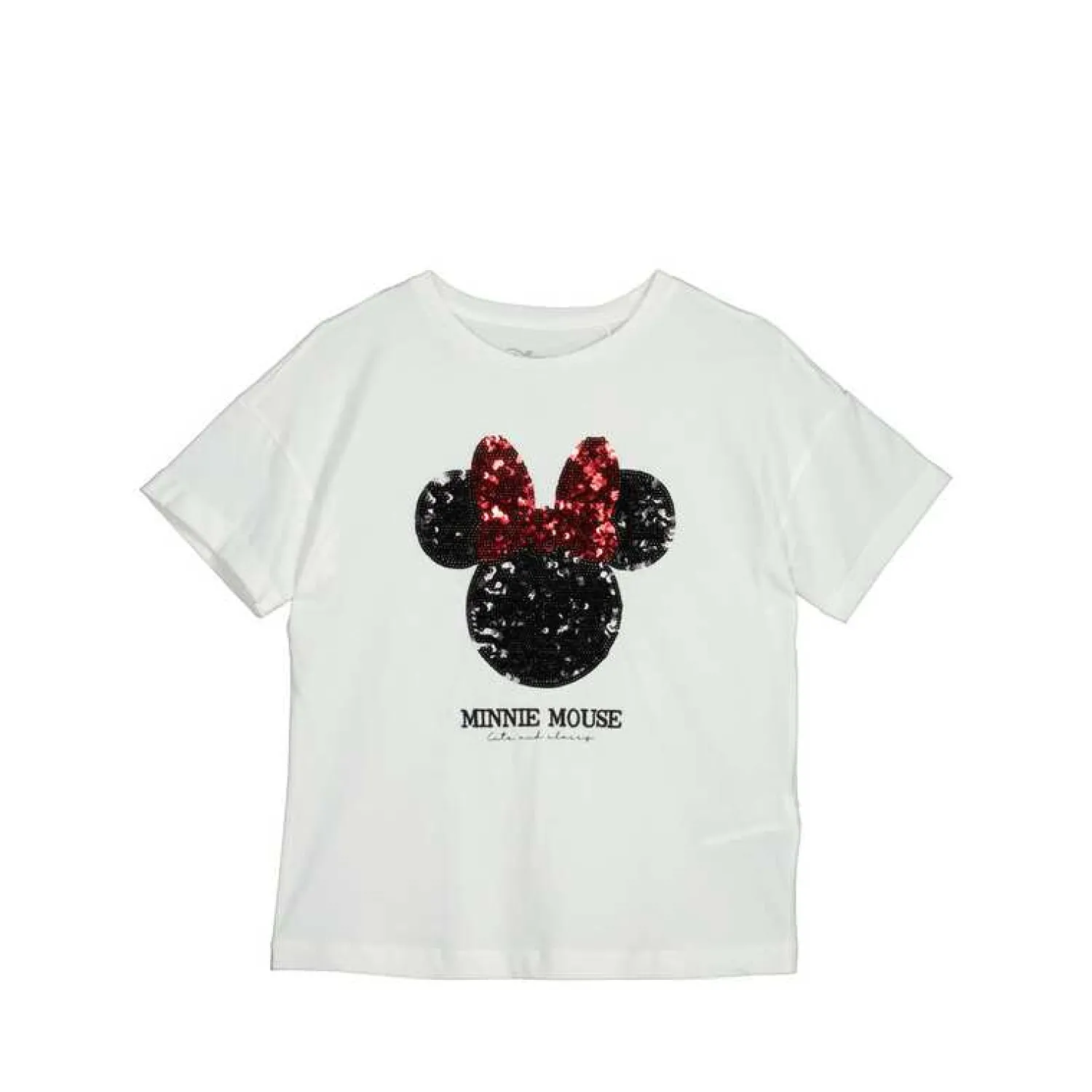 Springfield Licencas-T-Shirt "Minnie" Lantejoulas
