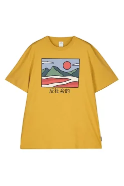Springfield T-Shirt Montanha Japonesa Camelo Clearance
