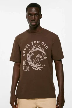 Springfield T-Shirt Never Too Old Castanho Discount