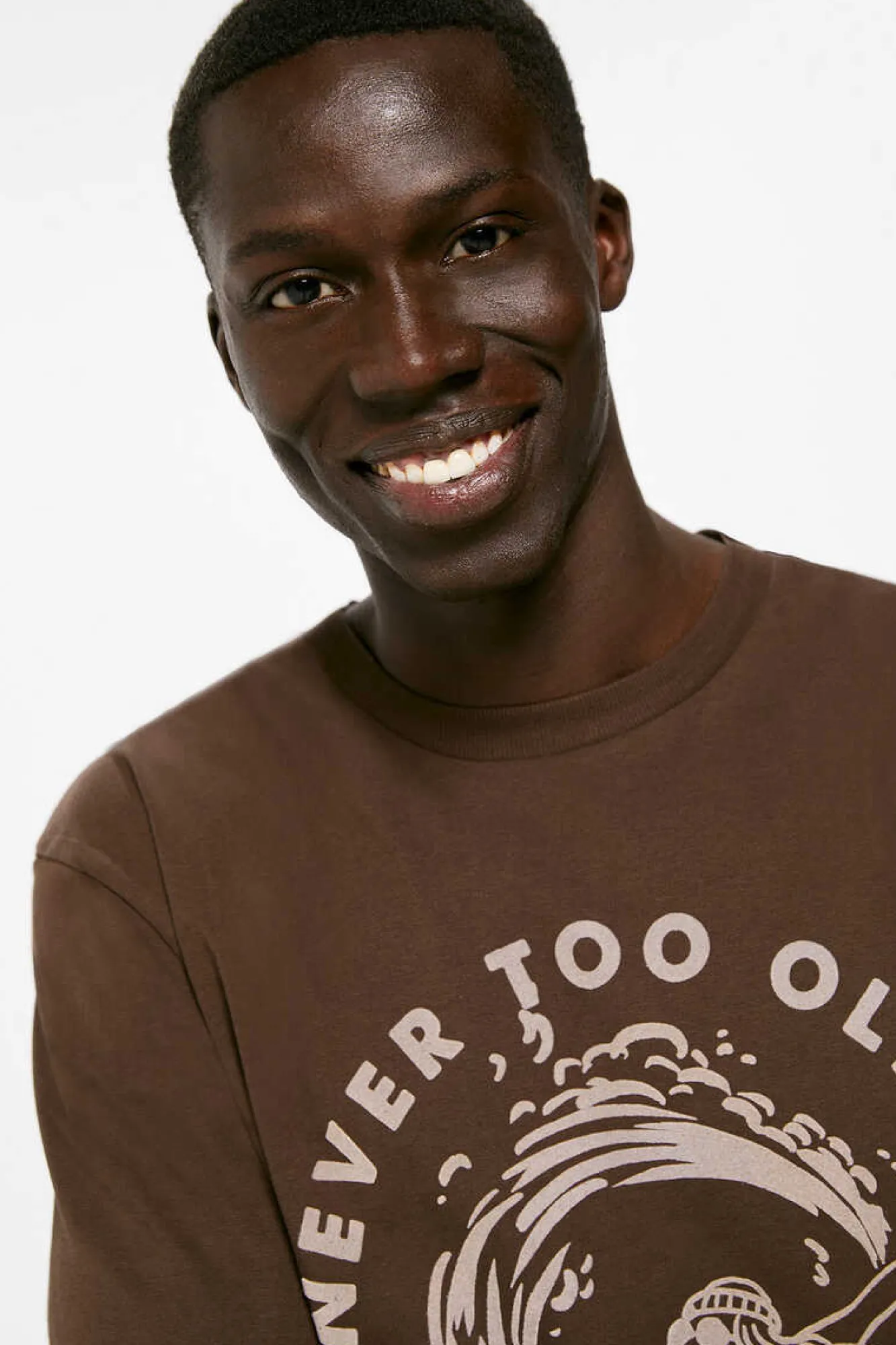 Springfield T-Shirt Never Too Old Castanho Discount