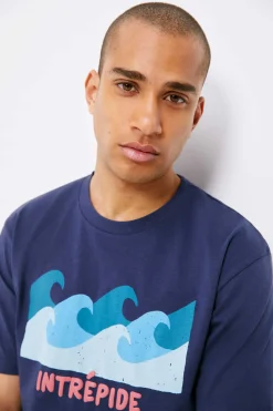 Springfield T-Shirt Ondas Azulado Sale