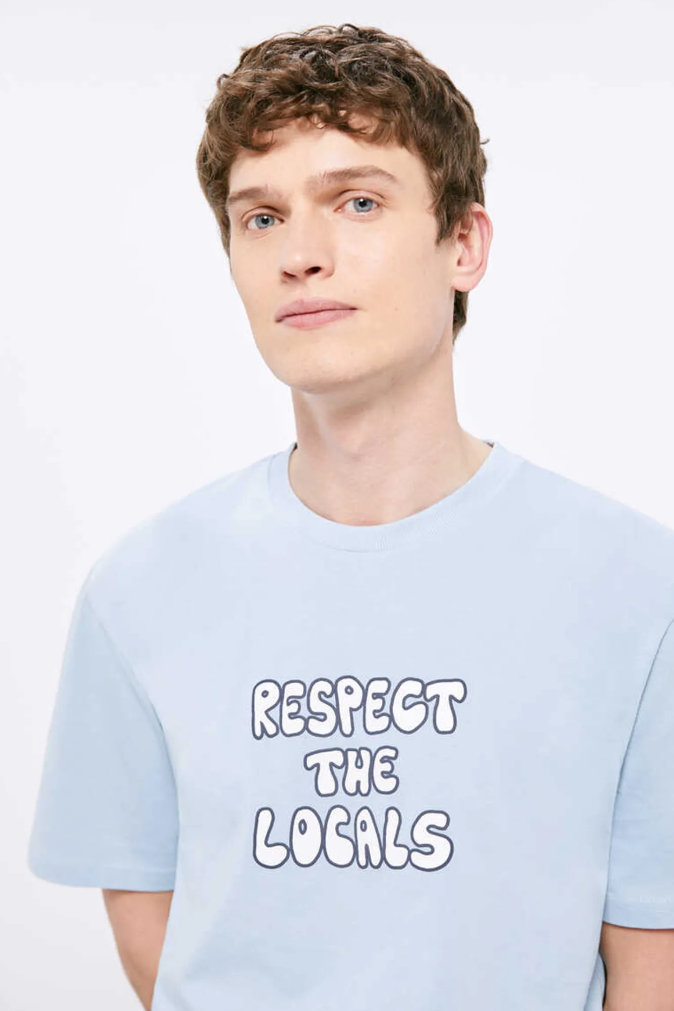 Springfield T-Shirt Respect The Locals Mix Azul Hot