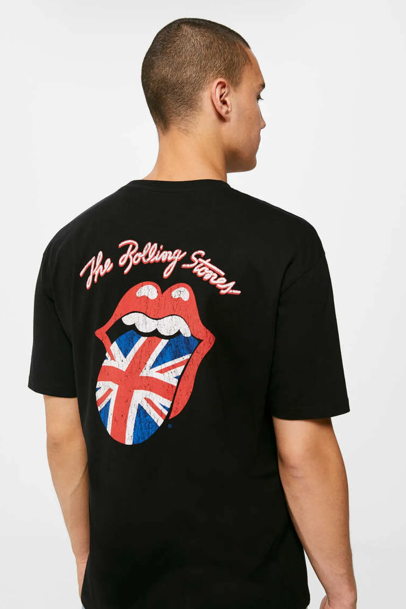 Springfield T-Shirt Rolling Stones Preto Outlet