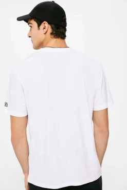 Springfield T-Shirt Rolling Stones Branco Outlet