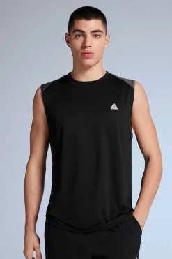 Springfield T-Shirt Sem Mangas Outdoor Preto New