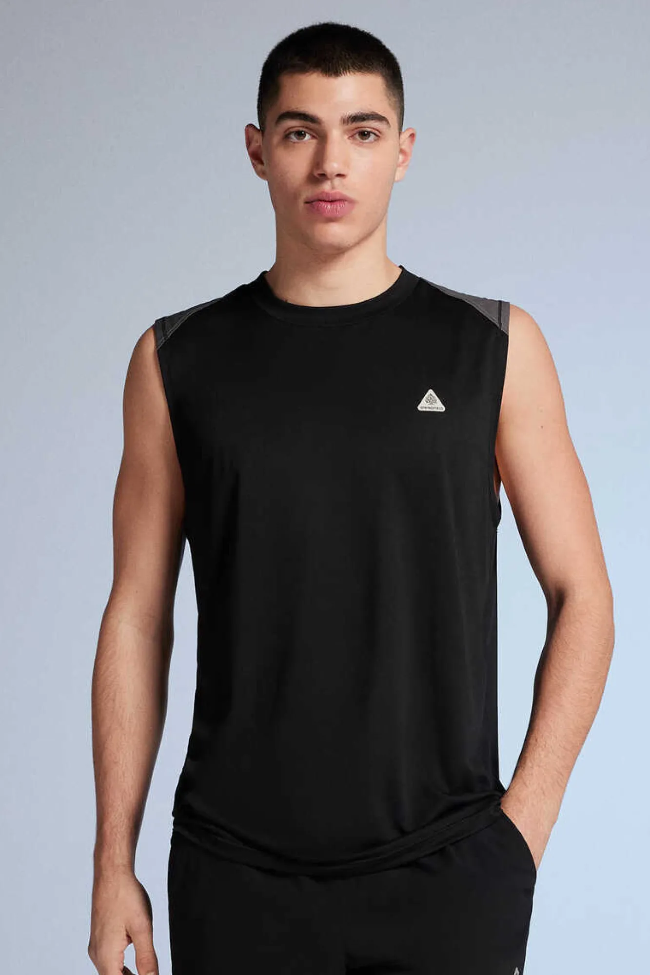 Springfield T-Shirt Sem Mangas Outdoor Preto New