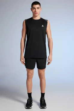 Springfield T-Shirt Sem Mangas Outdoor Preto New