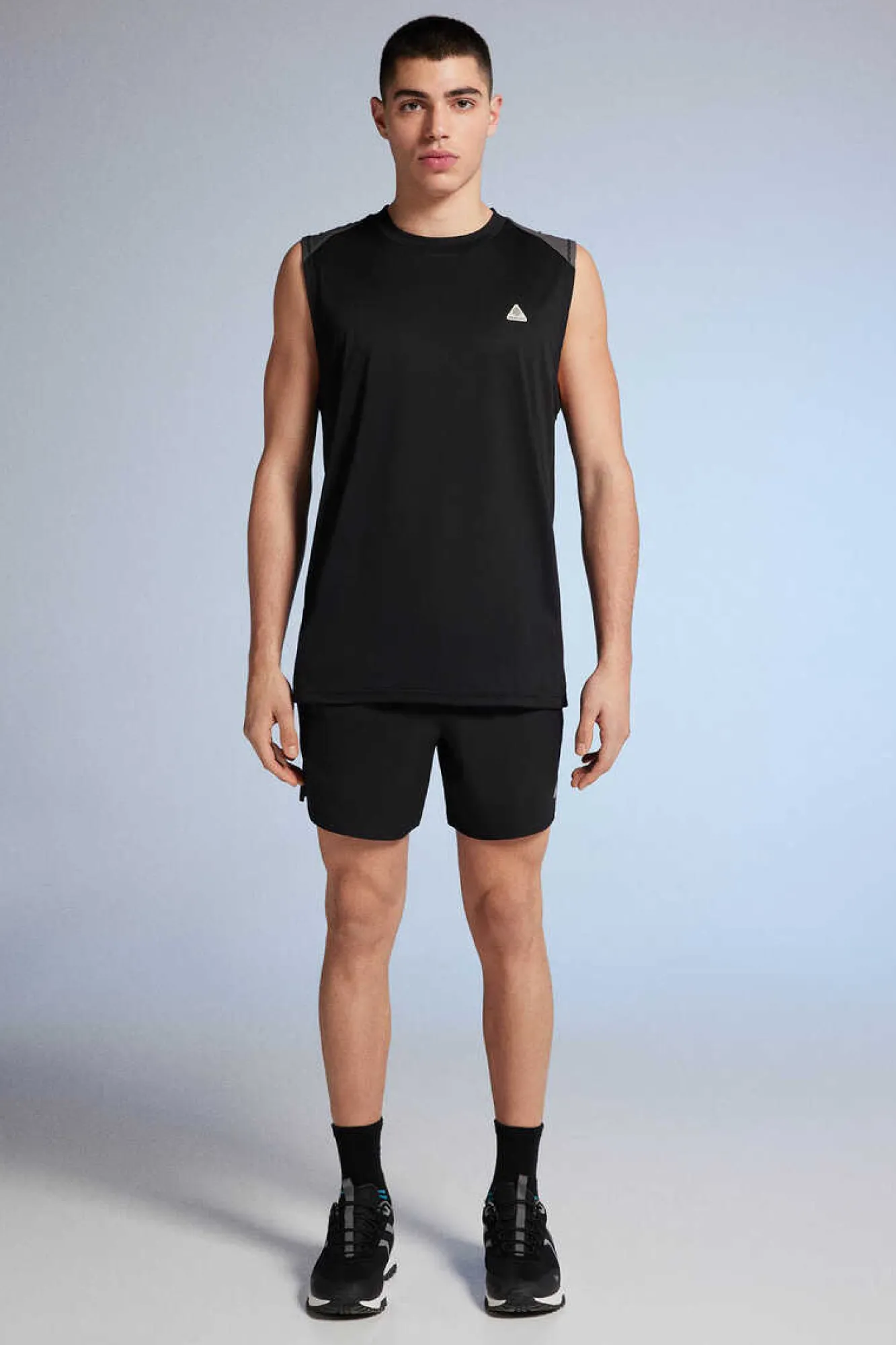 Springfield T-Shirt Sem Mangas Outdoor Preto New