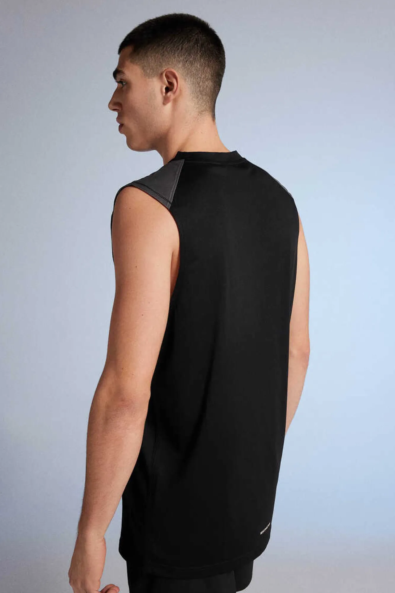 Springfield T-Shirt Sem Mangas Outdoor Preto New