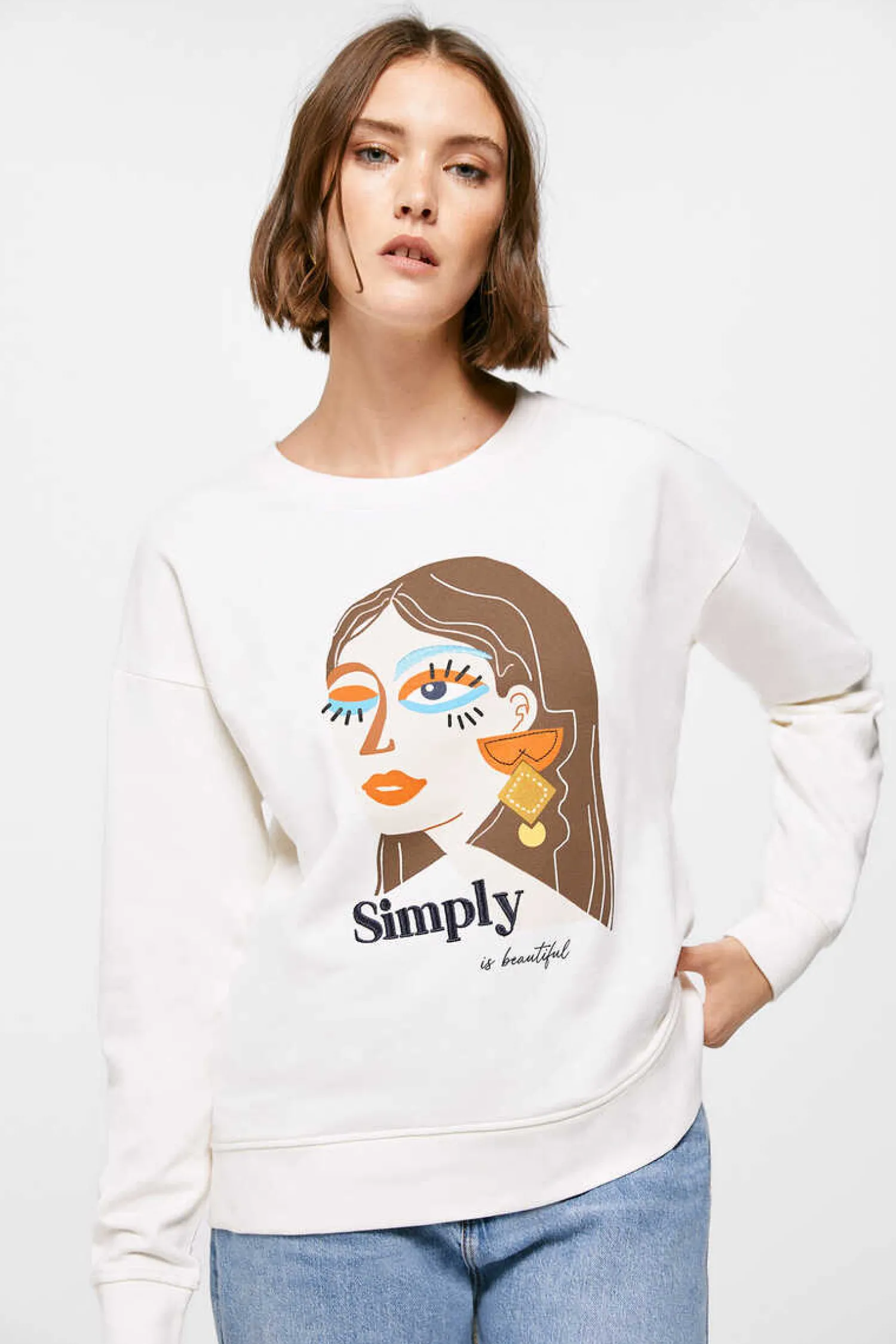 Springfield Sweatshirts-T-Shirt "Simply" Menina