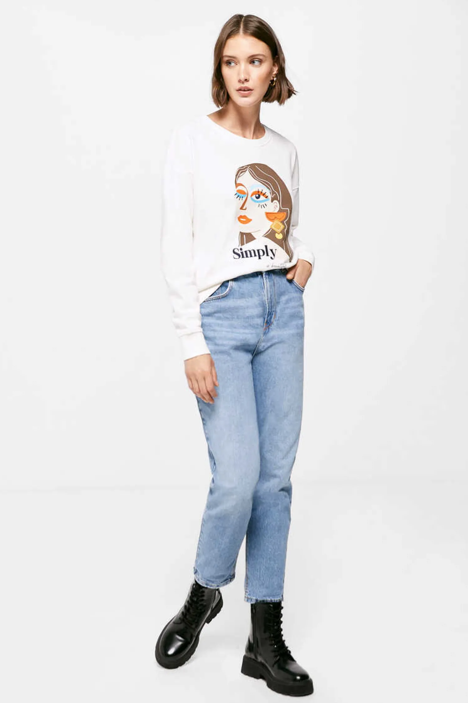Springfield Sweatshirts-T-Shirt "Simply" Menina