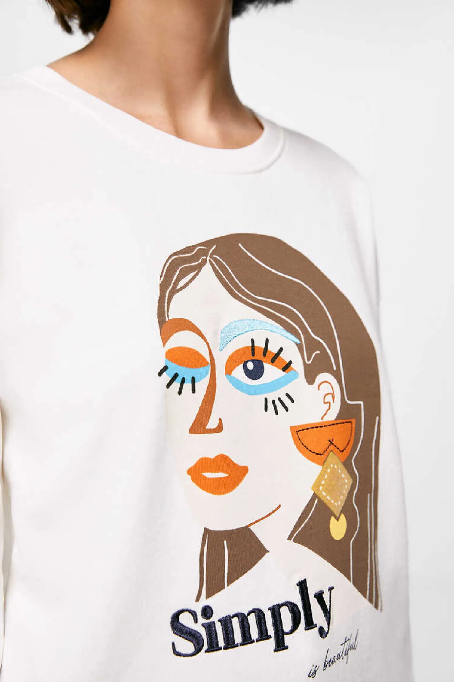 Springfield Sweatshirts-T-Shirt "Simply" Menina