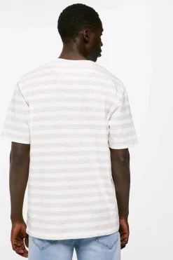 Springfield T-Shirt Slub All Over Cru Sale