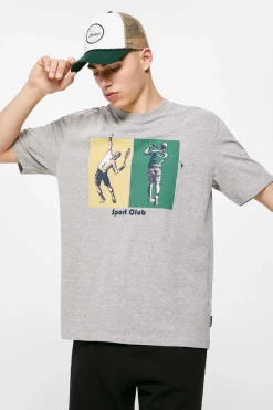 Springfield T-Shirt Sport Cinza Online