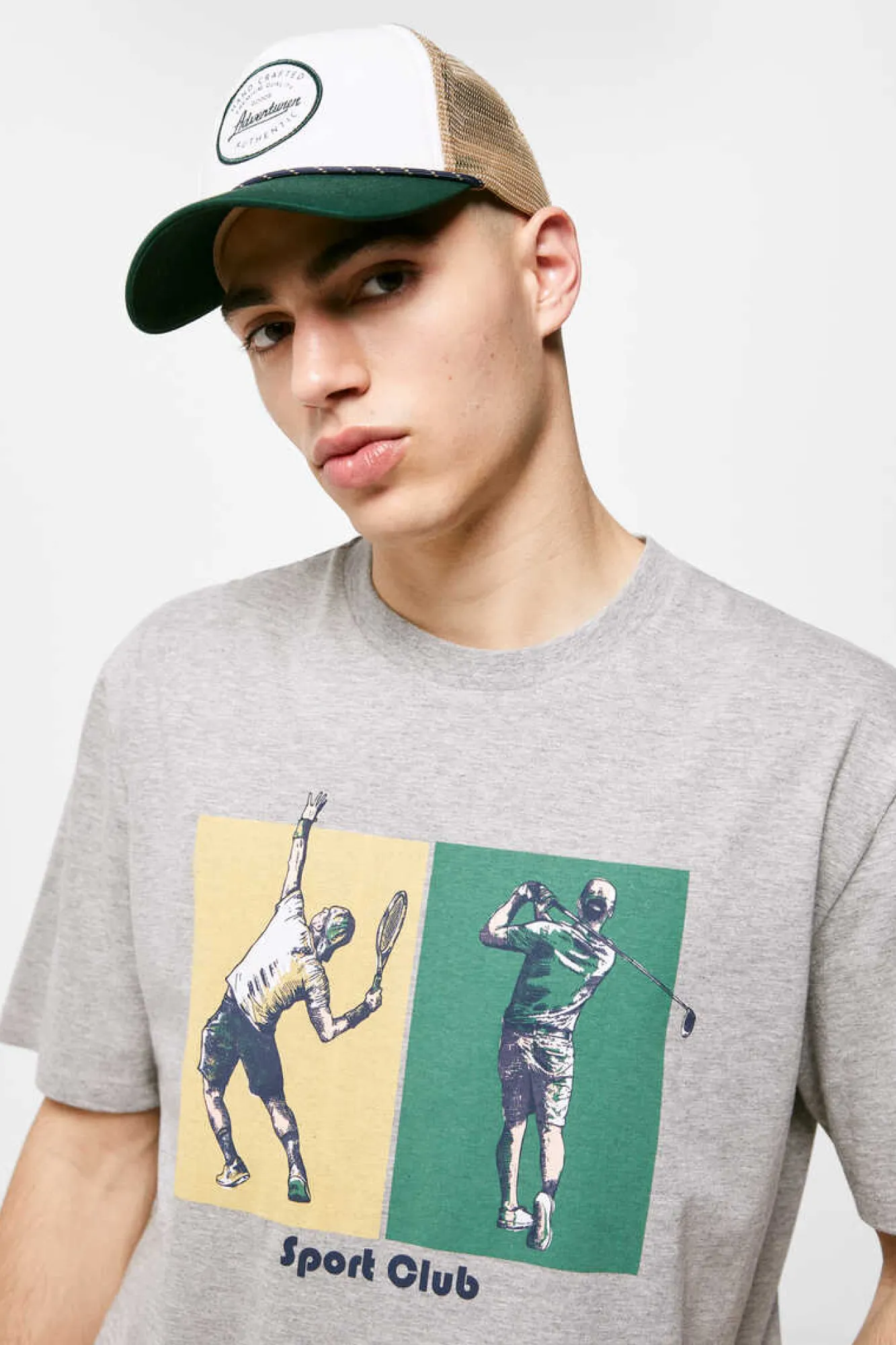 Springfield T-Shirt Sport Cinza Online