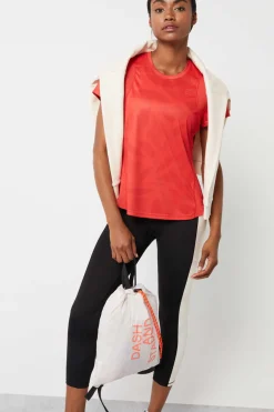 Dash and Stars T-Shirts-T-Shirt Tecnica Vermelha