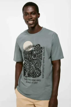 Springfield T-Shirt Tigre Violeta Sale