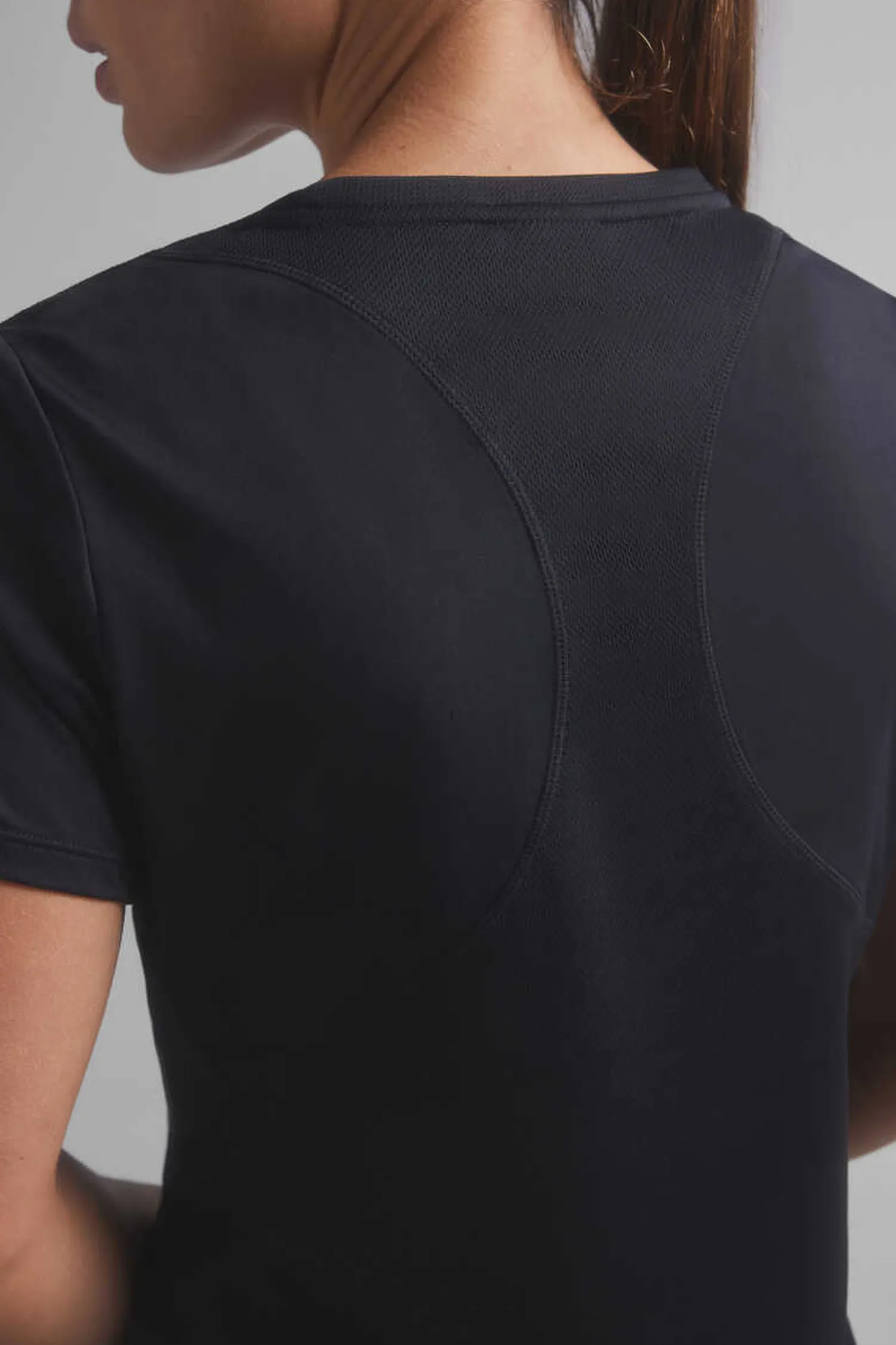 Dash and Stars T-Shirts-T-Shirt Transpiravel Preta