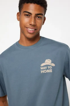 Springfield T-Shirt Way To Home Acqua Hot