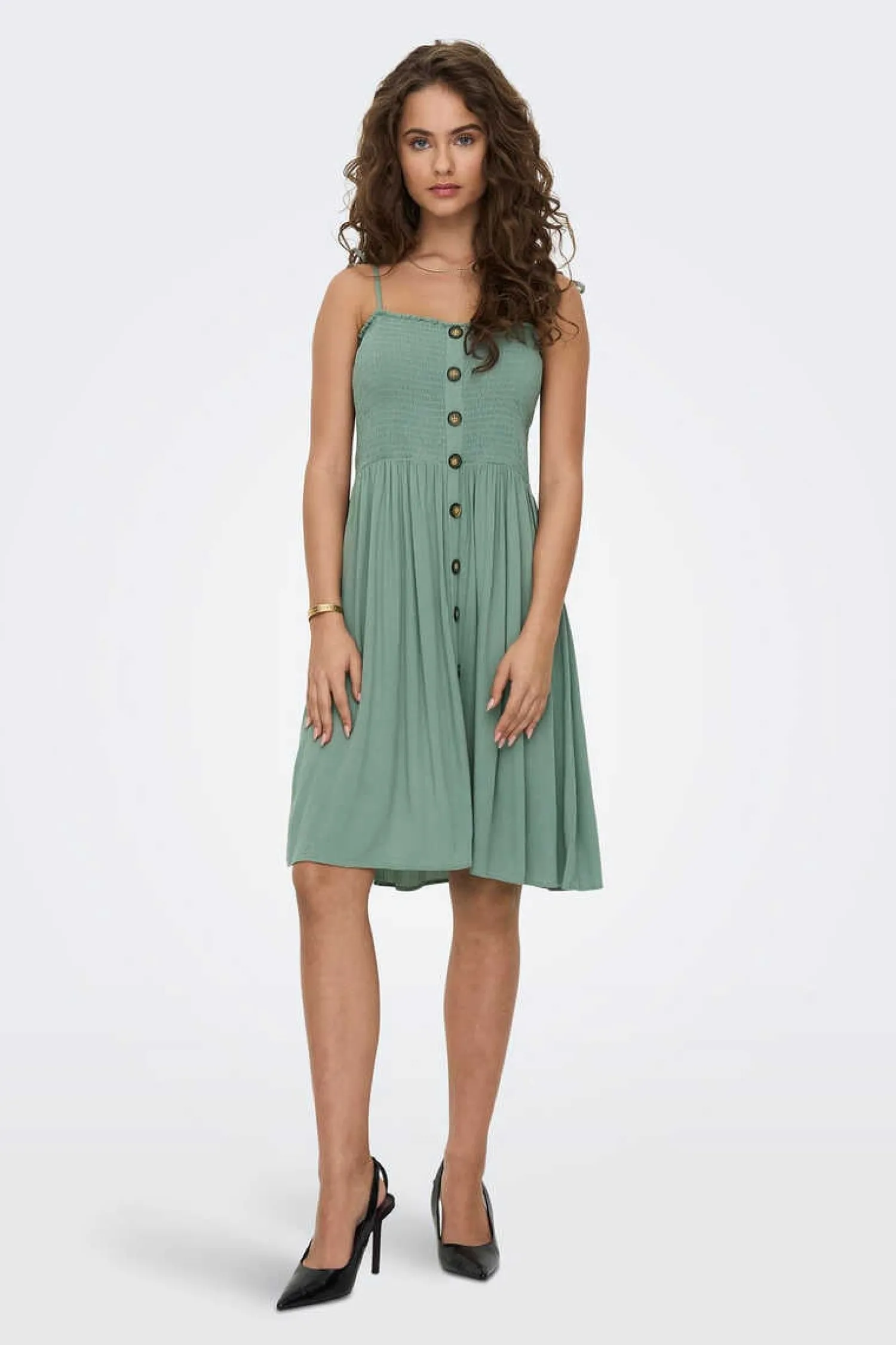 Only Vestidos E Macacoes-Vestido Alcas Favo De Mel