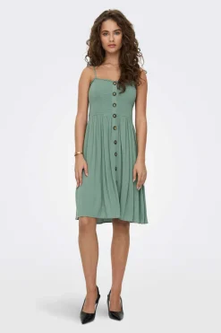 Only Vestidos E Macacoes-Vestido Alcas Favo De Mel