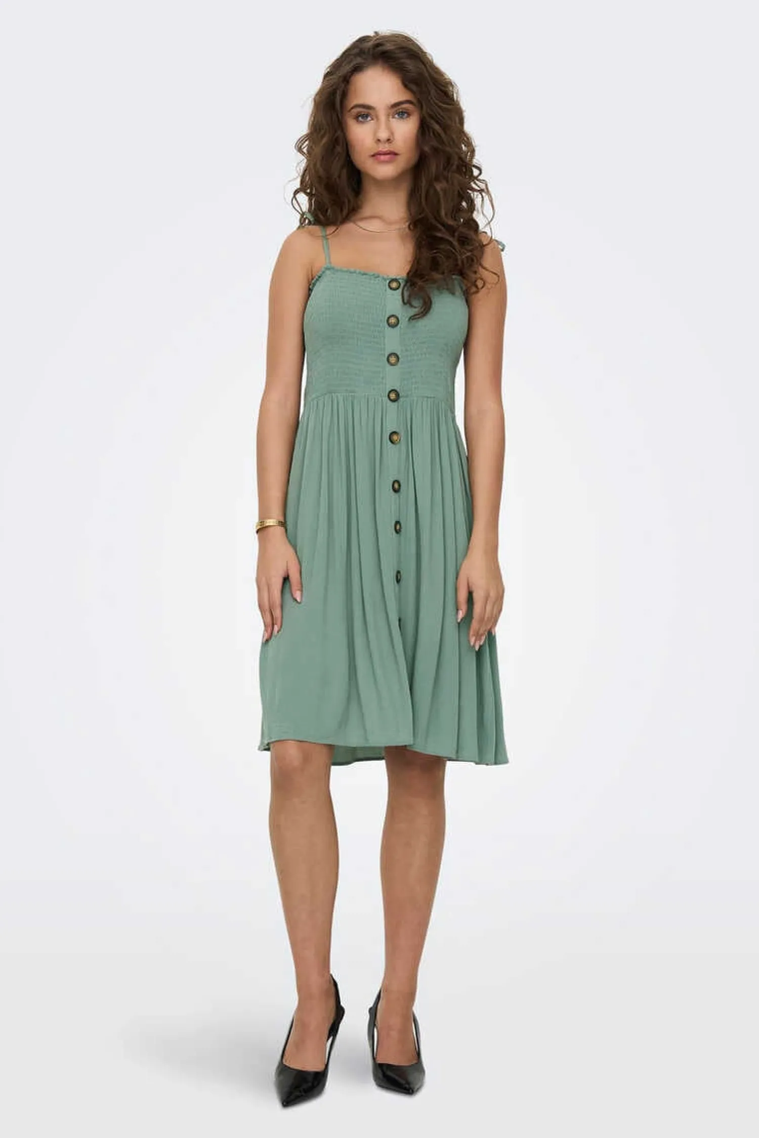 Only Vestidos E Macacoes-Vestido Alcas Favo De Mel