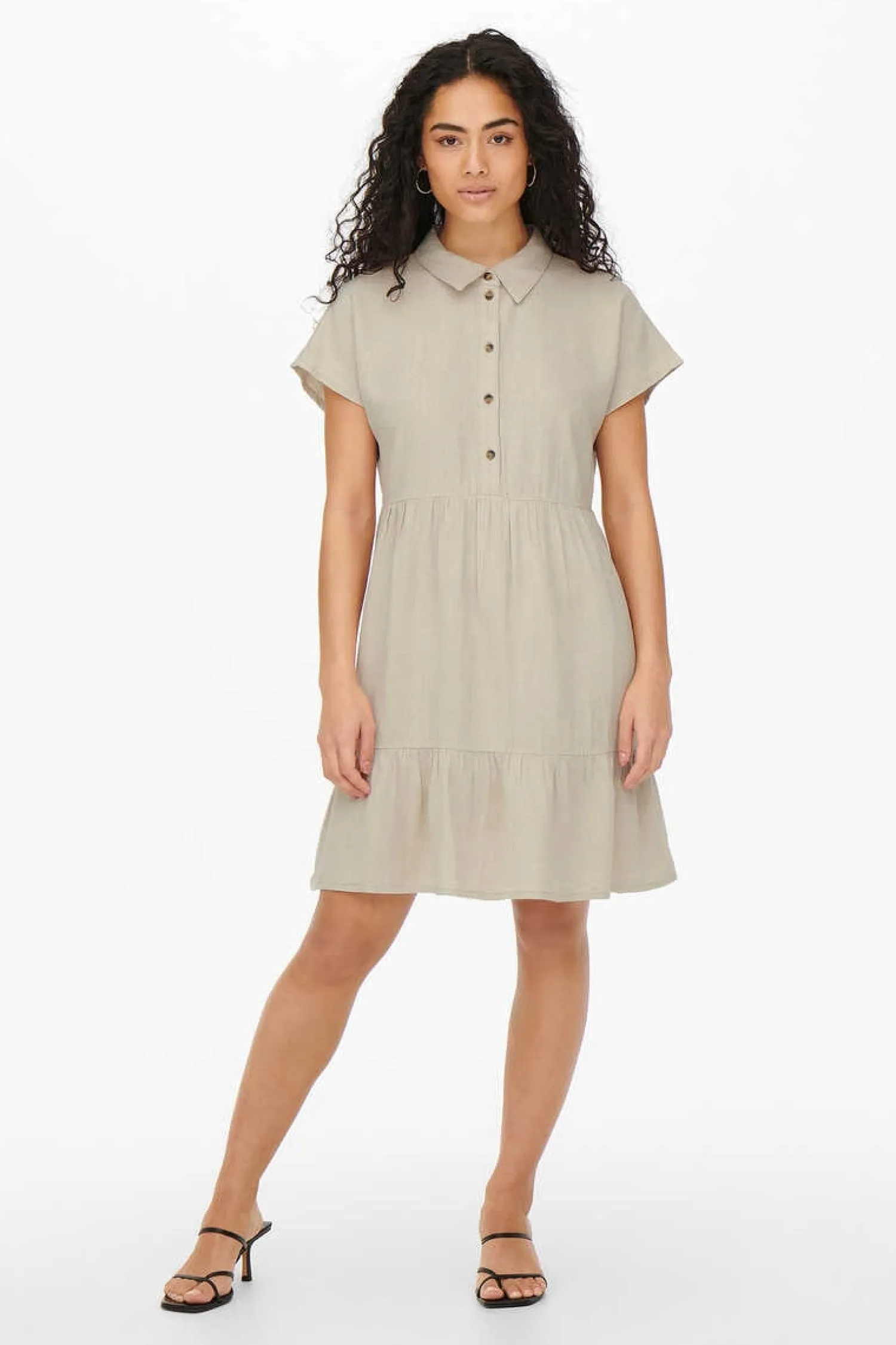 JDY Vestidos E Macacoes-Vestido Camiseiro Curto