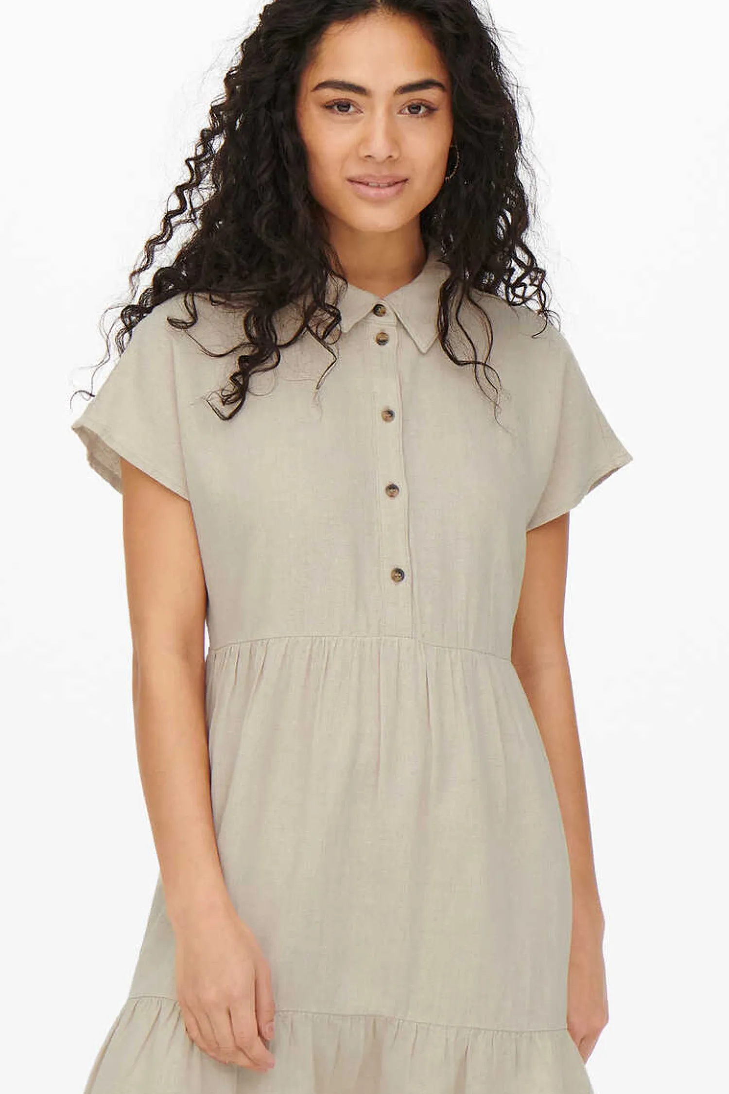 JDY Vestidos E Macacoes-Vestido Camiseiro Curto