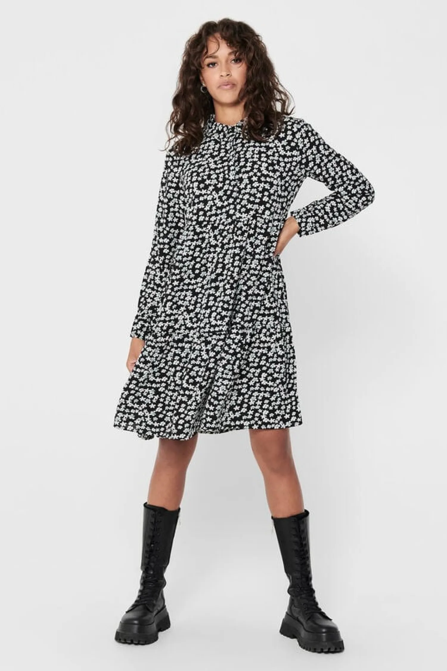 JDY Vestidos E Macacoes-Vestido Camiseiro Estampagem Floral