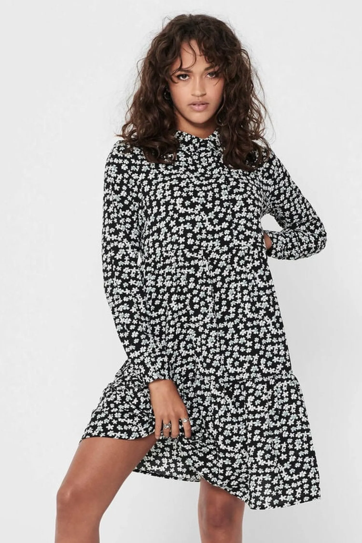 JDY Vestidos E Macacoes-Vestido Camiseiro Estampagem Floral