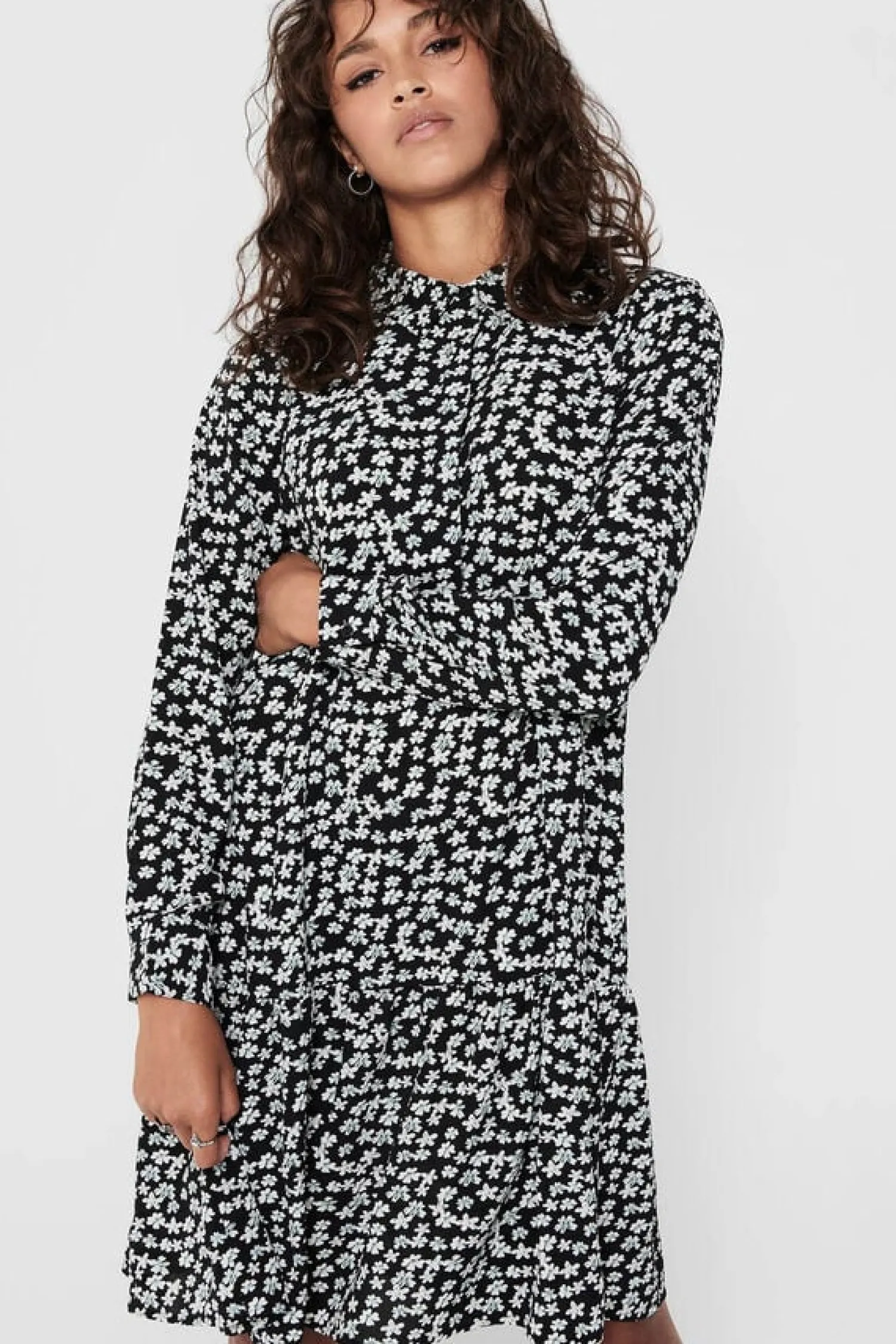 JDY Vestidos E Macacoes-Vestido Camiseiro Estampagem Floral