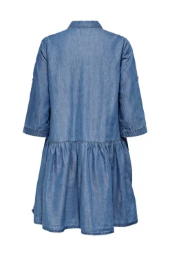 Only Vestidos E Macacoes-Vestido Camiseiro Lyocell