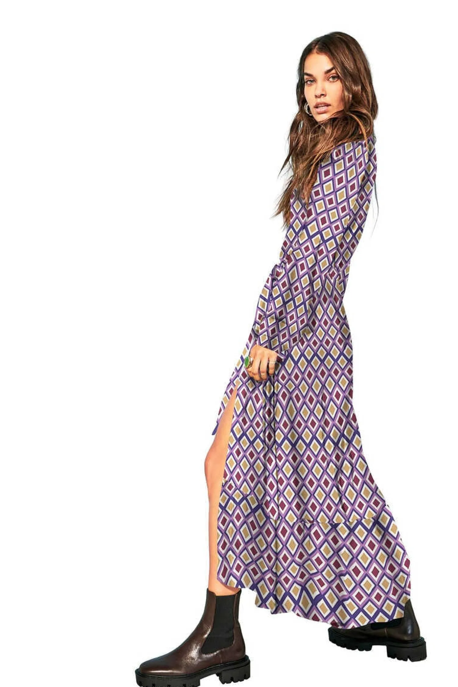 Only Vestidos E Macacoes-Vestido Camiseiro Midi