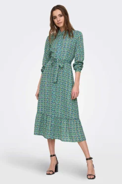 Only Vestidos E Macacoes-Vestido Camiseiro Midi