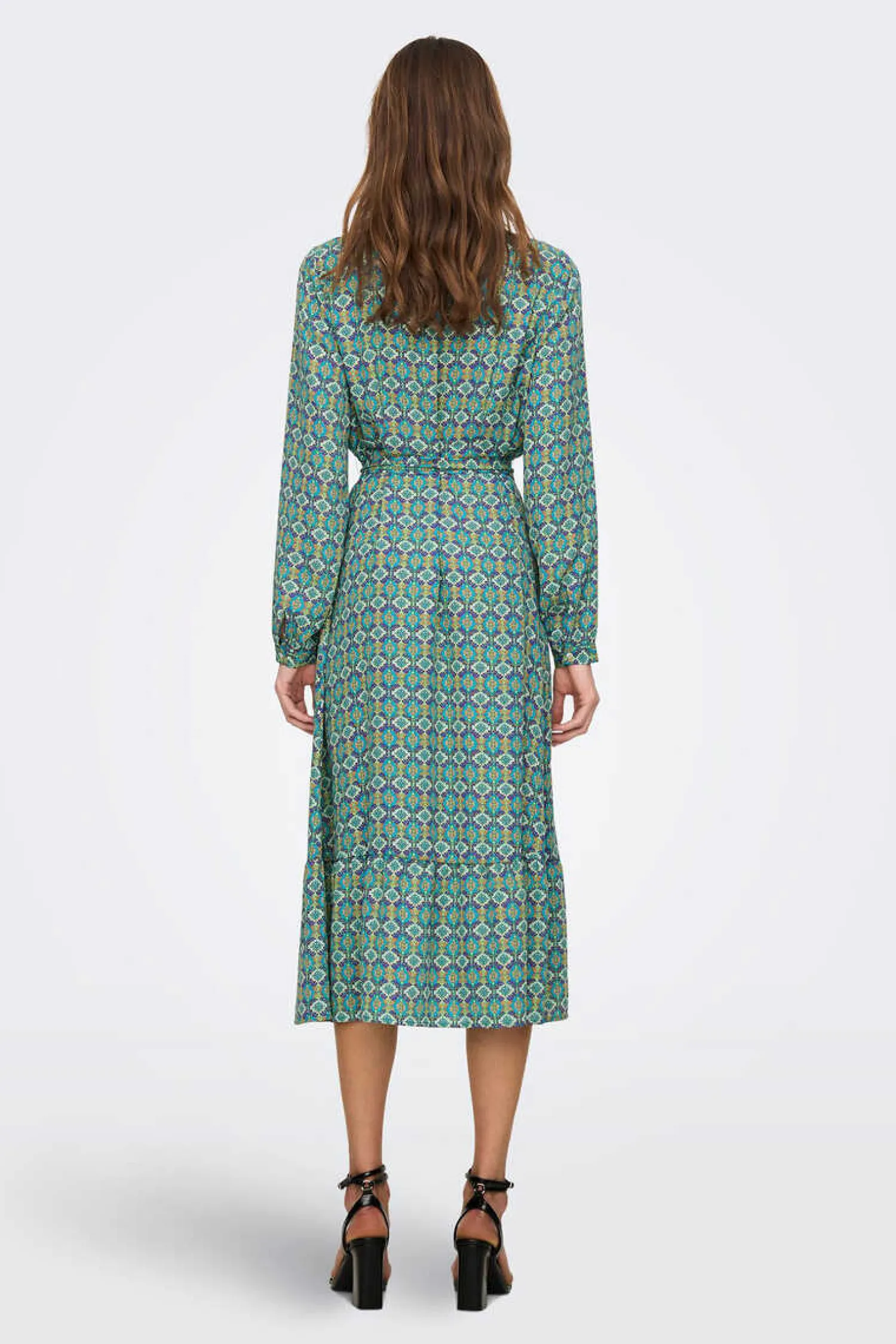 Only Vestidos E Macacoes-Vestido Camiseiro Midi