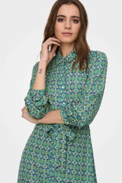 Only Vestidos E Macacoes-Vestido Camiseiro Midi