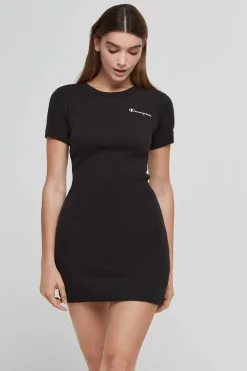 Champion Vestidos E Macacoes-Vestido Cingido Com Logotipo Pequeno