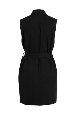 Vila Vestidos E Macacoes-Vestido Colete Blazer