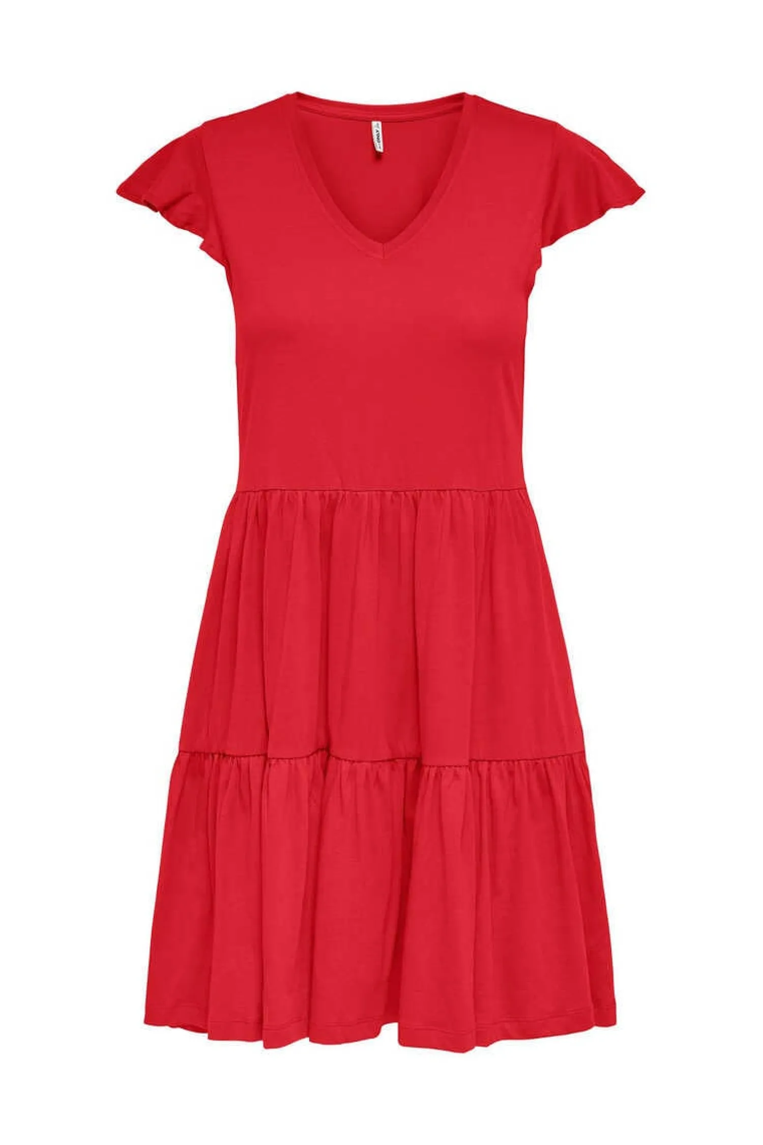 Only Vestidos E Macacoes-Vestido Com Folhos