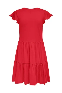 Only Vestidos E Macacoes-Vestido Com Folhos