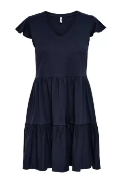 Only Vestidos E Macacoes-Vestido Com Folhos