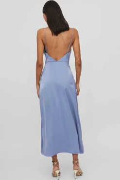 Vila Vestidos E Macacoes-Vestido Combinacao De Alcas