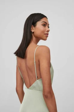 Vila Vestidos E Macacoes-Vestido Combinacao De Alcas