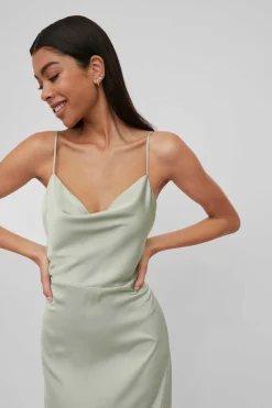 Vila Vestidos E Macacoes-Vestido Combinacao De Alcas