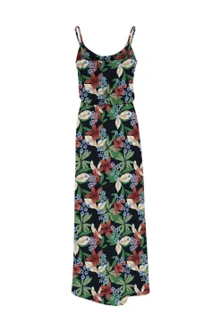 Only Vestidos E Macacoes-Vestido Comprido Estampado Alcas