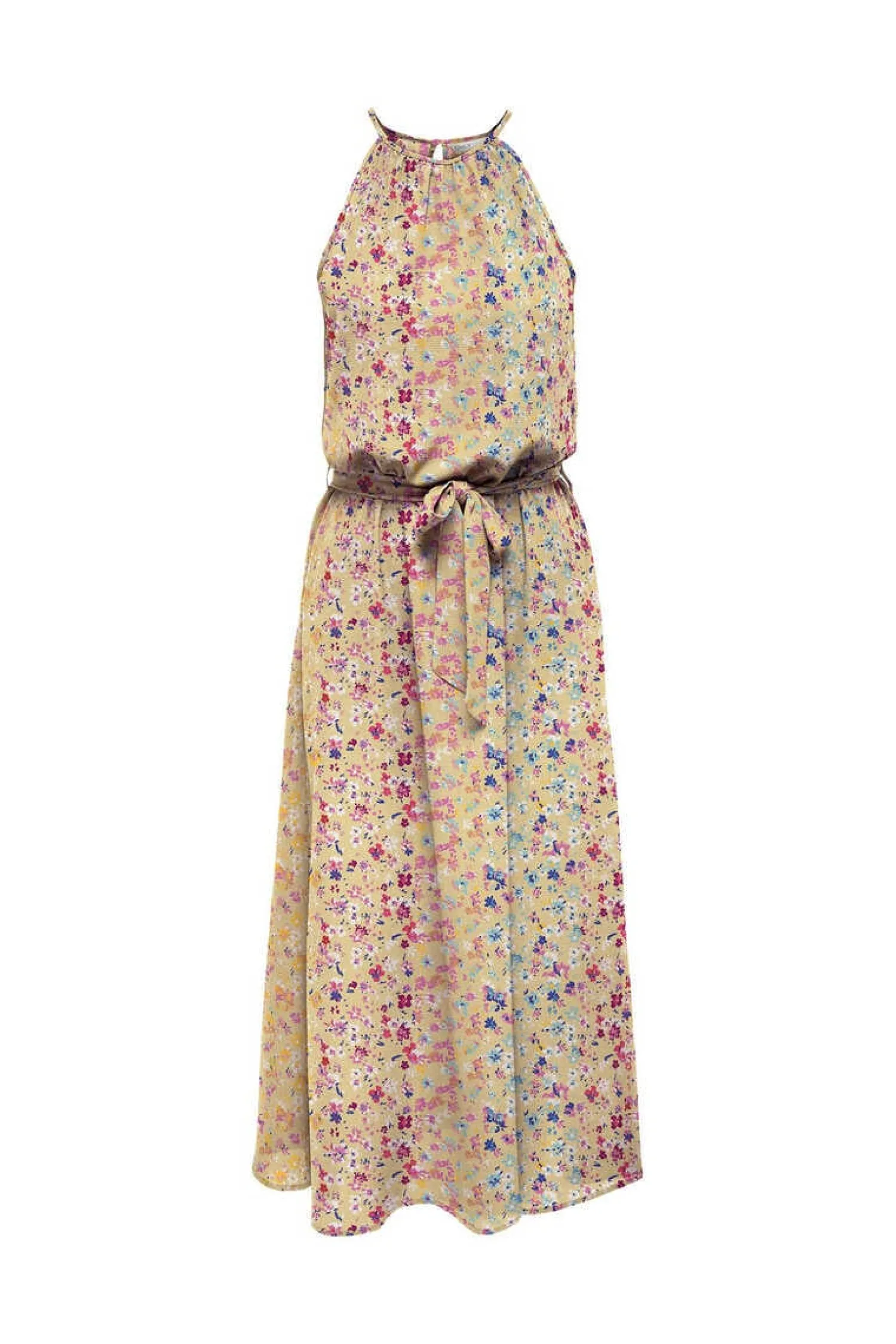 Only Vestidos E Macacoes-Vestido Comprido Gola Halter