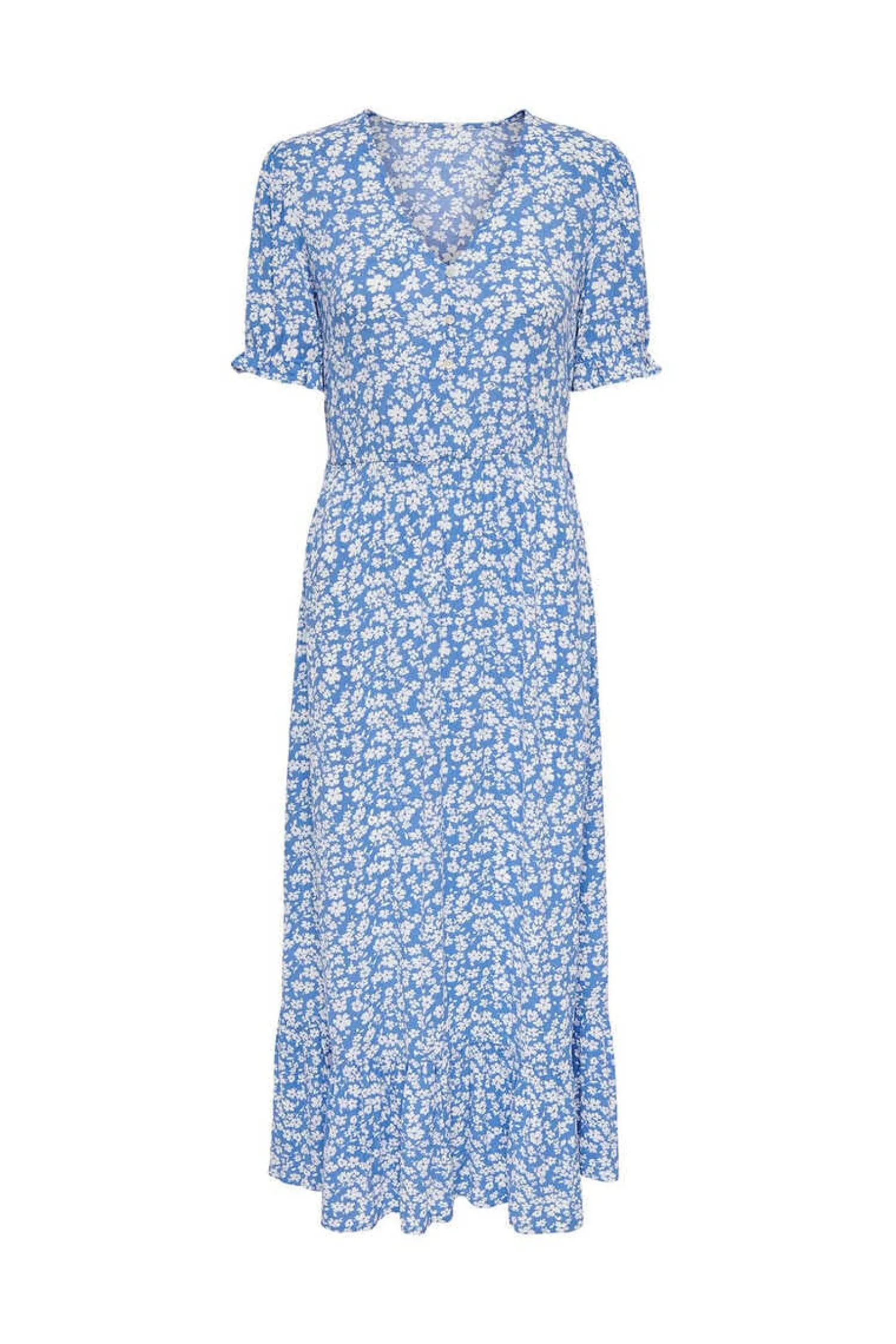 Only Vestidos E Macacoes-Vestido Comprido Manga Curta