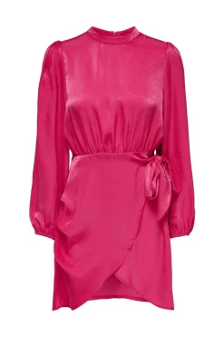 Only Vestidos E Macacoes-Vestido Curto Acetinado