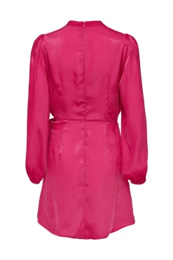 Only Vestidos E Macacoes-Vestido Curto Acetinado