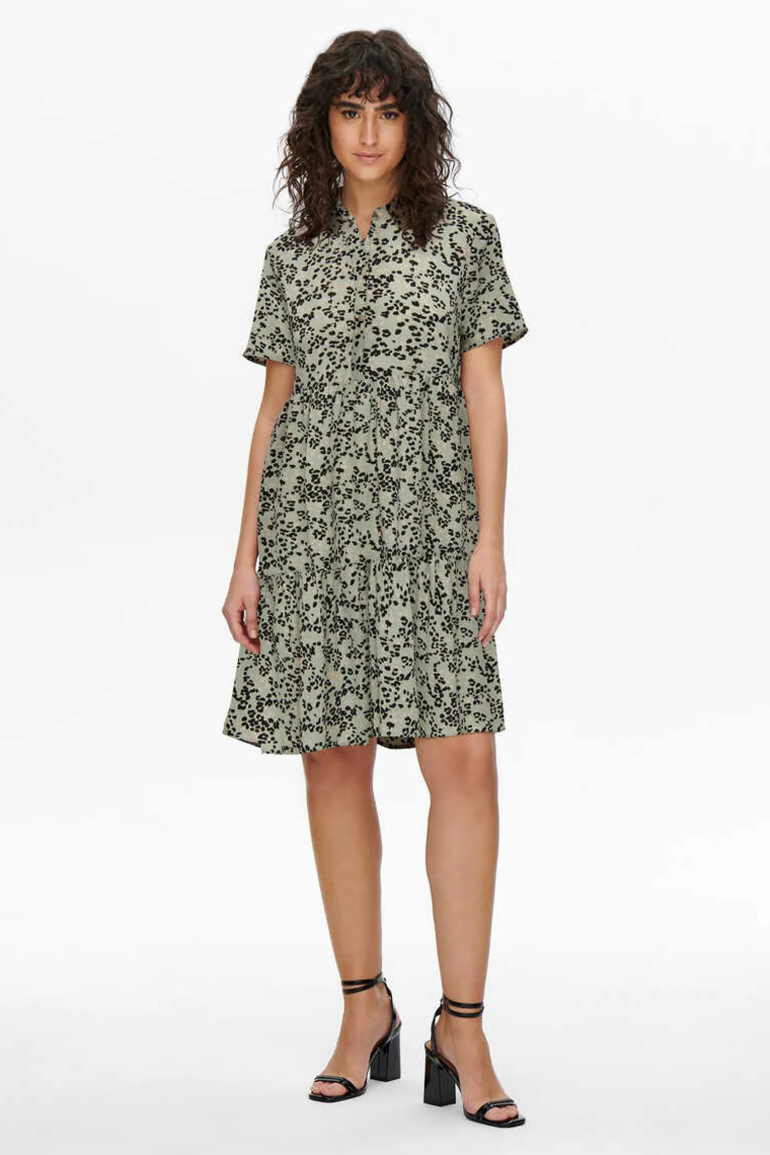 JDY Vestidos E Macacoes-Vestido Curto Camiseiro